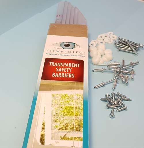 ViewProtect Clear Burglar Bars - 6 Pack 760mm - Security