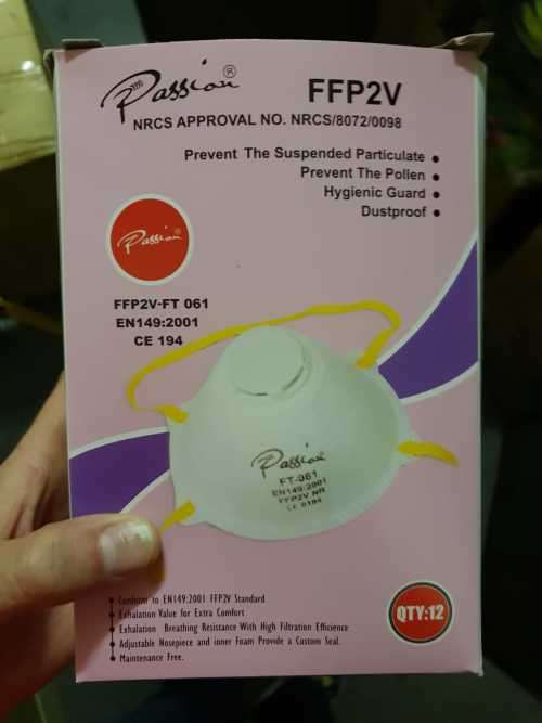 DUST MASKS WITH VALVE - 12s