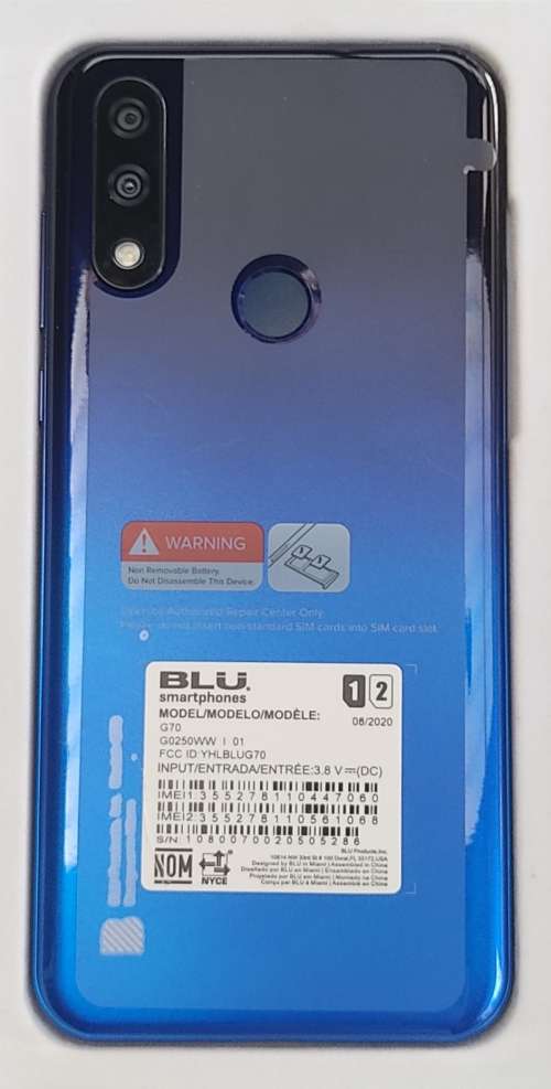 Bku G70, Dual Sim, 32GB, Smart Phone. New.