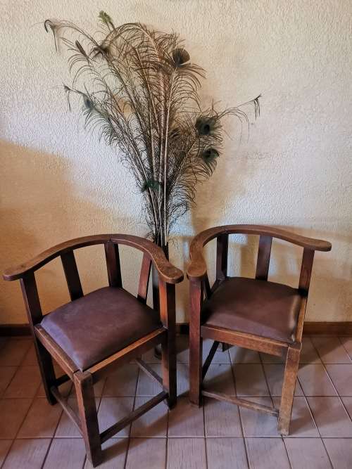 Vintage Corner Chairs