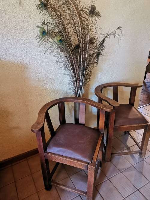 Vintage Corner Chairs