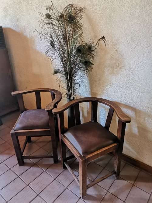 Vintage Corner Chairs