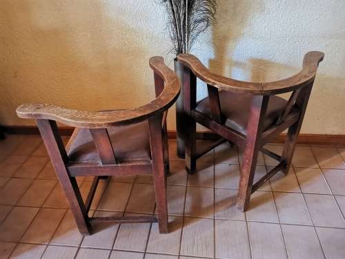 Vintage Corner Chairs