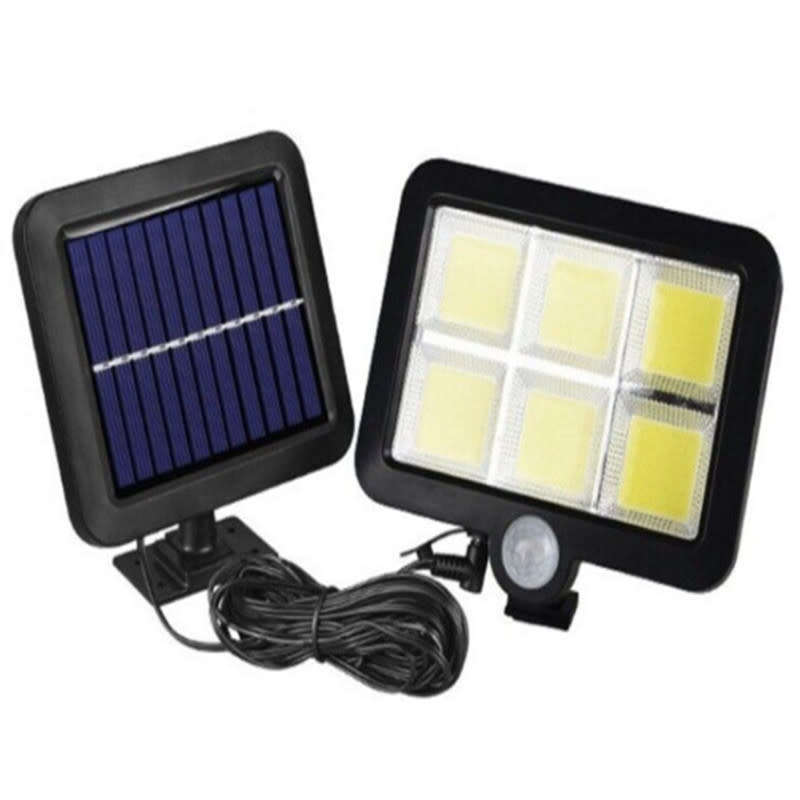 Cob Solar Light Motion Sensor 120Led Outdoor Waterproof Path Night Light