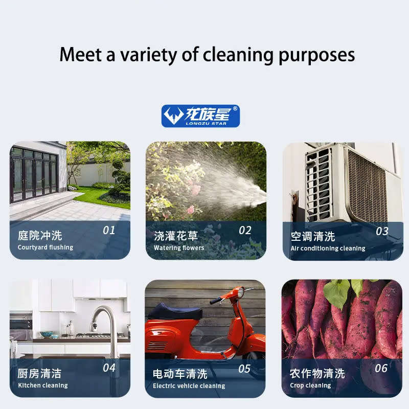 High Voltage Rechargeable Car Wash Water Gun