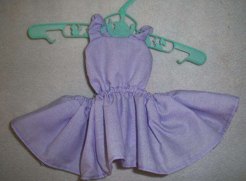 Build a bear purple sun dress.