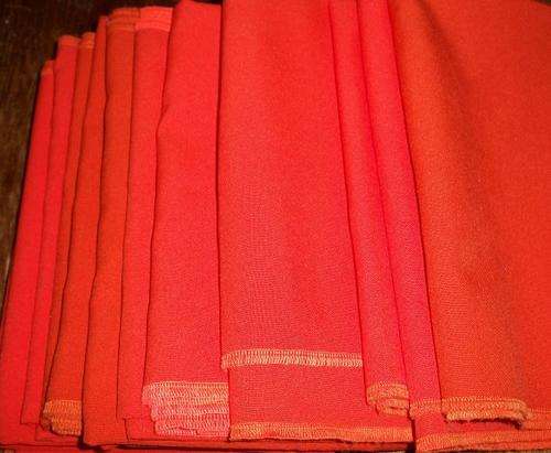 Last Lot............Table cloth/ runners, bright orange