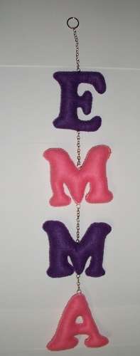 personalised felt names