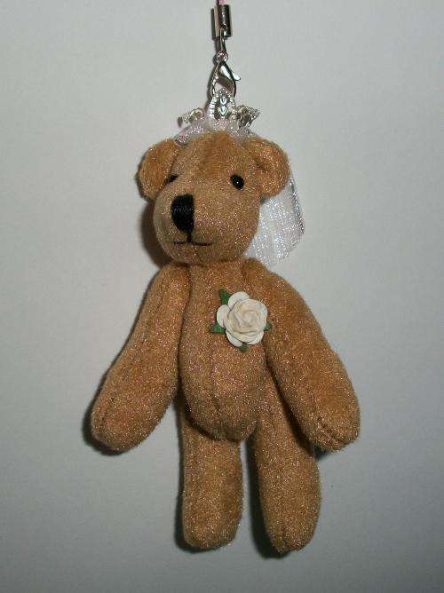 Bride bear (12cm , movable)