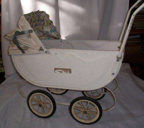 Old metal pram
