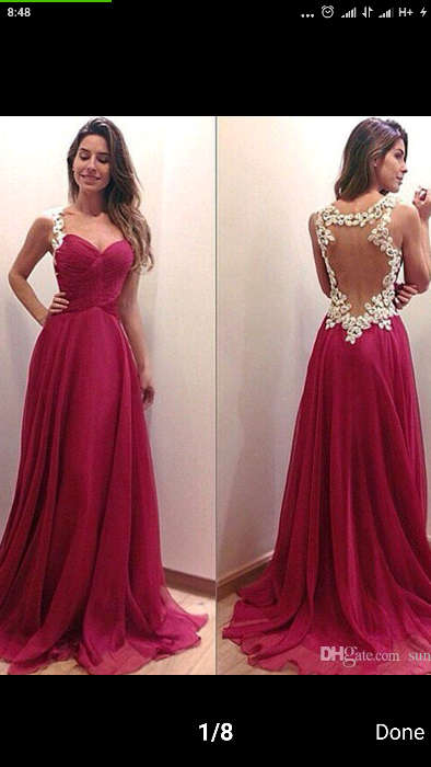 ***Reduced*** Pink Chiffon Formal Dress- free shipping