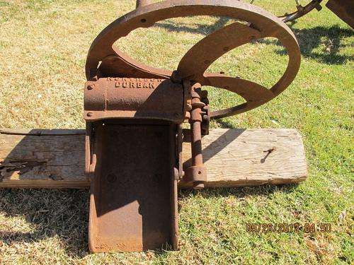 ANTIQUE  Grinding tool for Sugar Cane/Mielies? Marked Northern Durban