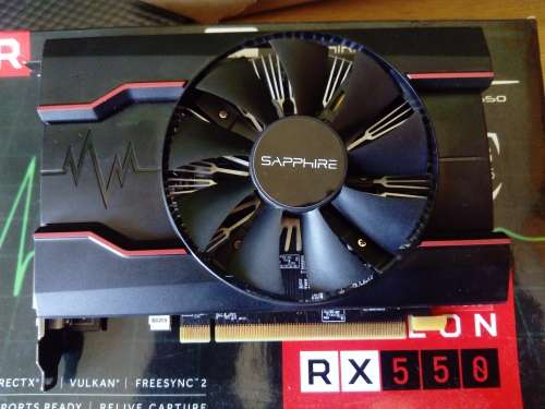 **FAULTY GPU** AMD RX550 2GB SAPPHIRE