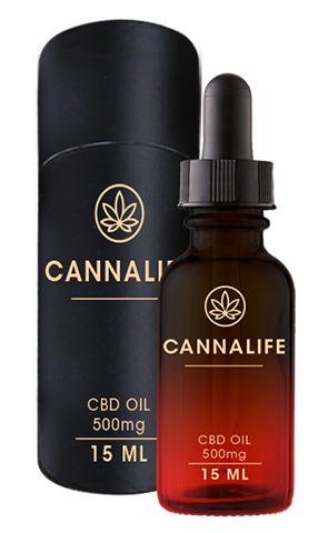 CannaLife 500mg CBD oil. Lab tested, imported base products