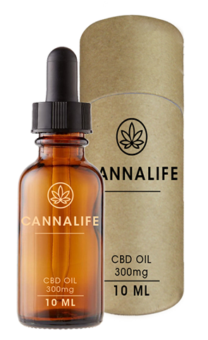 CannaLife 300mg CBD oil. Lab tested, imported base products