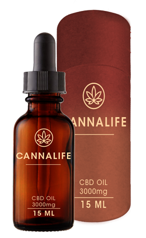 CannaLife 3000mg CBD oil. Lab tested, imported base products