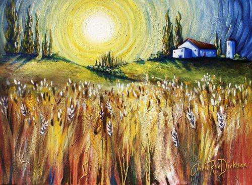 FREE COURIER --- Autumn Landscape --- 594 x 420 x 44 --- A2 PRINT on Blocked Canvas