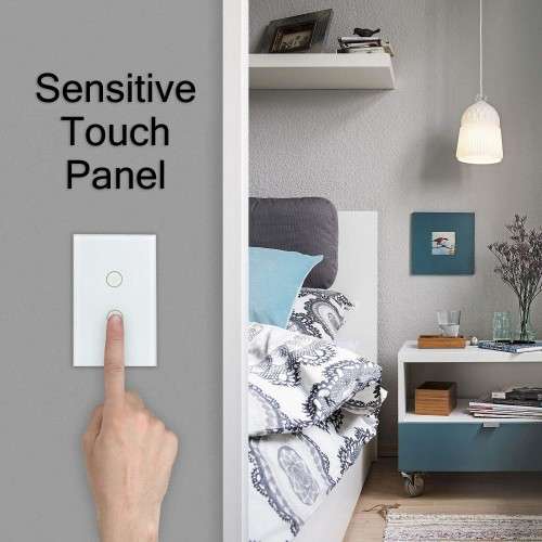 Smart 3 Gang WIFI Wall Light Switch - NEUTRAL CONNECTION REQUIRED - See product description