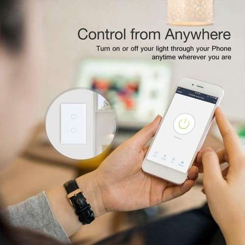 Smart 3 Gang WIFI Wall Light Switch - NEUTRAL CONNECTION REQUIRED - See product description