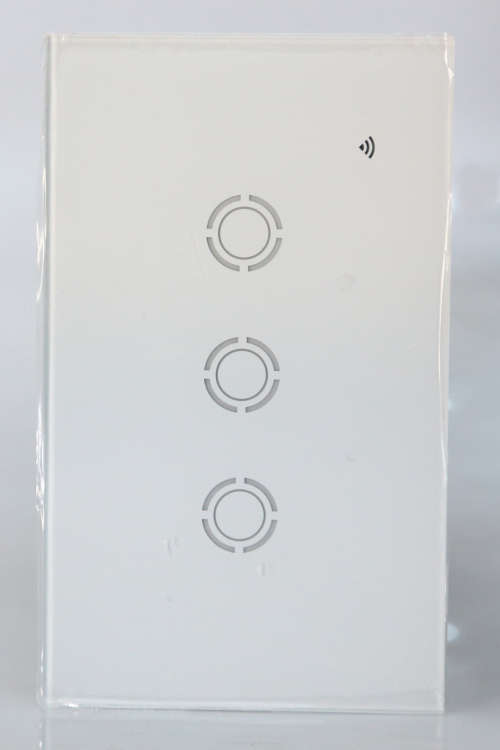 Smart 3 Gang WIFI Wall Light Switch - NEUTRAL CONNECTION REQUIRED - See product description