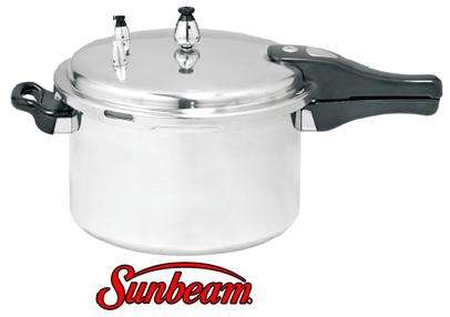 ***LATE ENTRY*** Sunbeam 7.5 Litre Polished Pressure Cooker