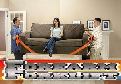 FOREARM FORKLIFT EASY LIFTING STRAPS!