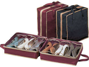 Shoe Tote! Stores Shoes Neatly & Protects from Dust!