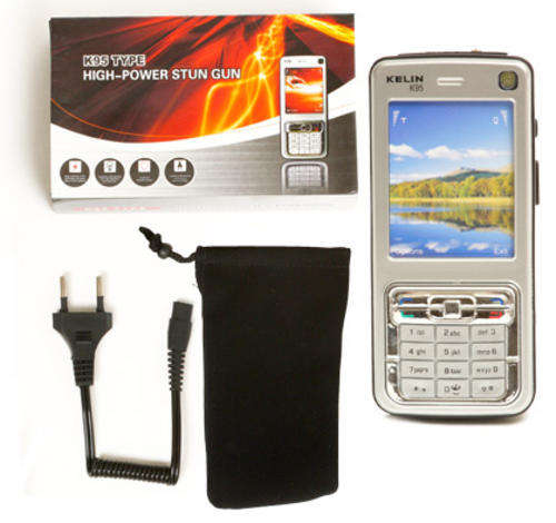 Cell Phone Stun Gun - Cell Phone Replica Stun Gun Fully Rechargeable # HOT !!!