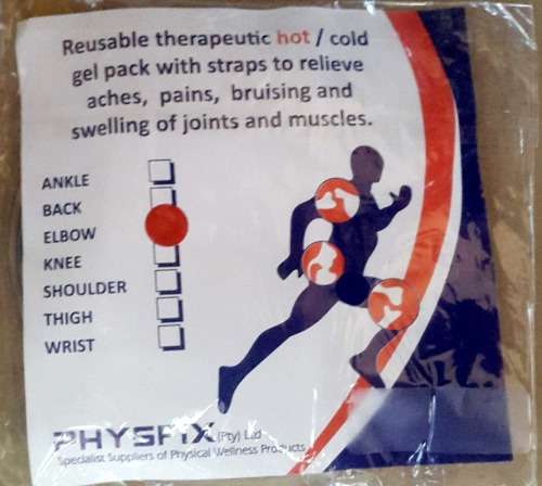 ELBOW REUSABLE THERAPEUTIC GEL PACK - (VALUES AT R375.00)