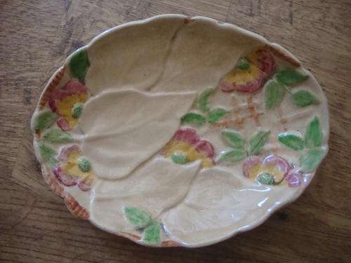 Fabulous antique dish,"BEECH" Brentleigh ware,Staffordshire England