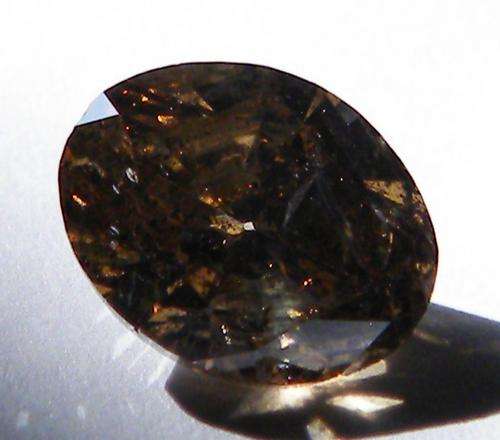 EGS/EGL CERTIFIED *120,000.00* INSURANCE REPLACEMENT VALUE!!- 3.03ct FANCY VIVID BROWN GIANT DIAMOND