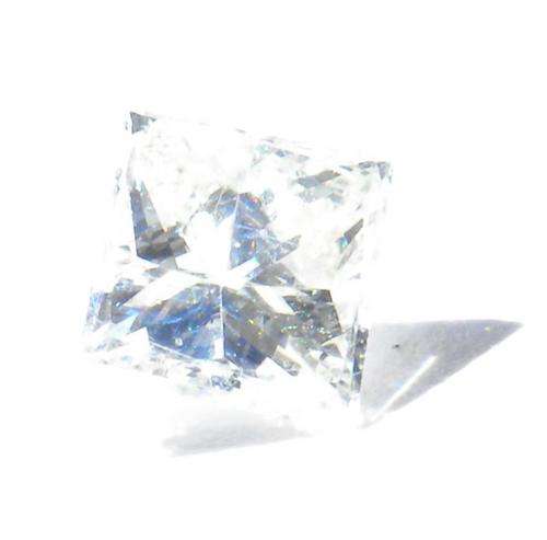 STUNNING PRINCESS!!!- EYECLEAN 0.46ct NATURAL  DIAMOND