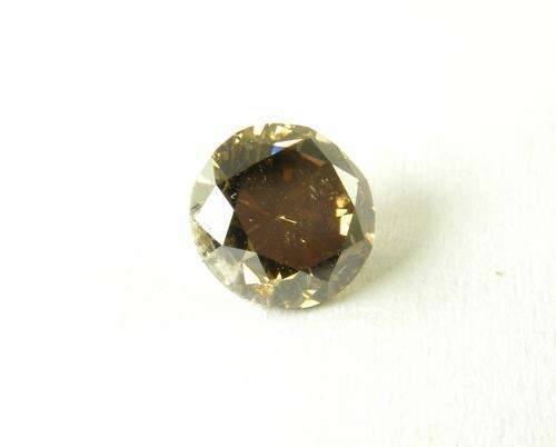 WINTER WARM-!!   C6 COGNAC BRILLIANT ROUND 1.24ct DIAMOND