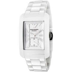 Authentic Emporio Armani AR1408 White ceramic Bracelet Mens Watch