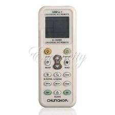 Universal air con remotes