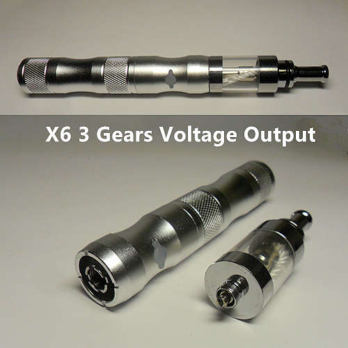 X6 3 Gears Output Voltage E-cigarettes with X6 Tank