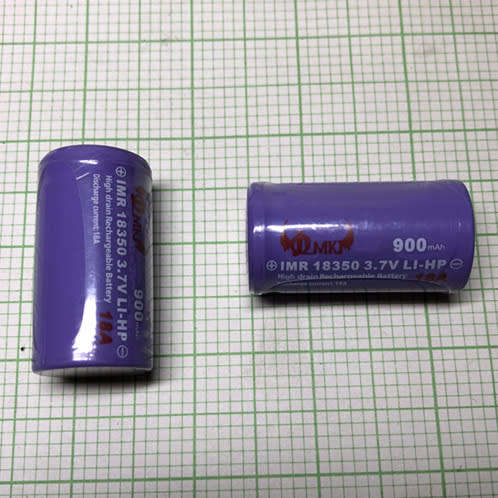 18350 High Drain Rechargeable Batteries 18A