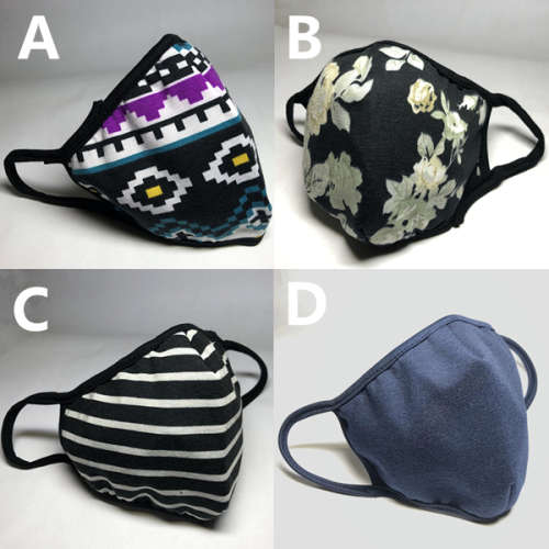 3-ply Water Resisted Cloth Face Masks - Washable and Reusable