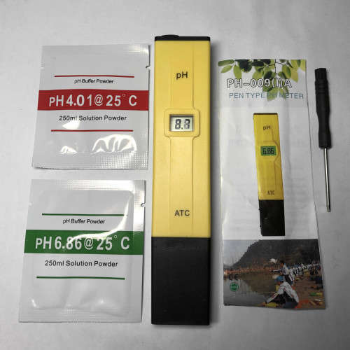 Digital PH Tester PH009 (I)A with ATC (Most Popular Type-Easy to Calibrate with Any PH Known Liquid)