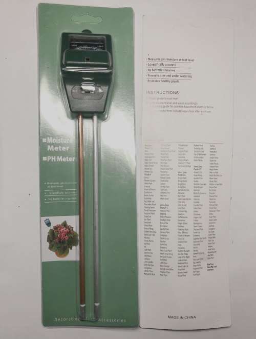 3 in 1 Soil Moisture, PH and Light Detector