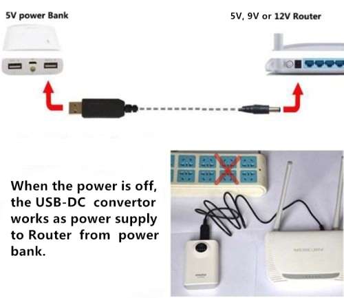 USB-DC Power Supply Converter (5V to 12V)
