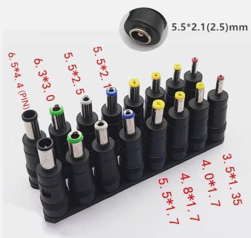 DC head Conversion Adapters (Set of 8 Units)