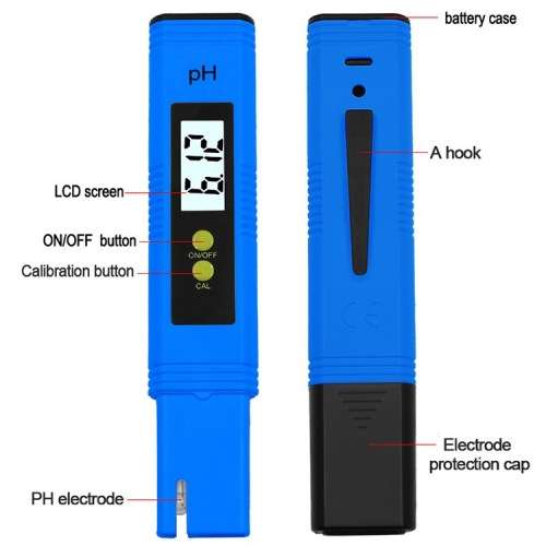PH Testing Meter - Latest Upgraded with ATC - 3 Colors - Accuracy 0.01