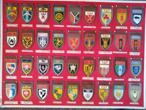 COLLECTION OF S.A. ARMY TUPPERWARE FLASHES