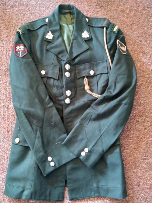 Rhodesian Light Infantry Dress Green uniform tunic and tie