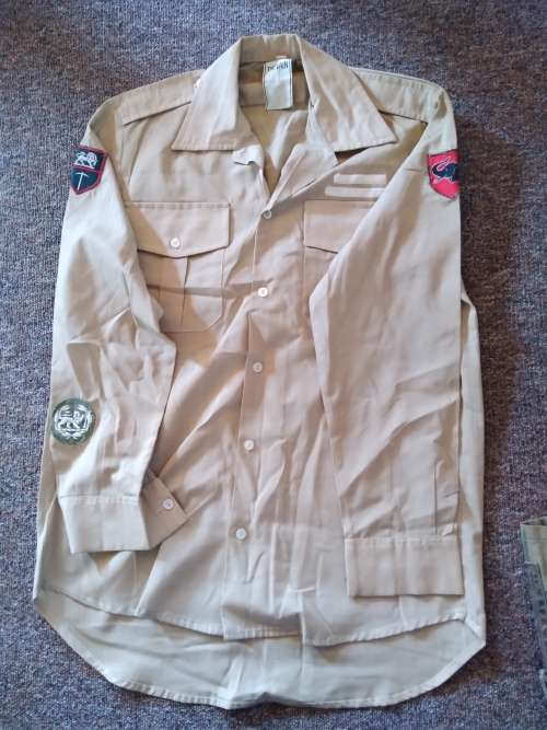 Rhodesian Army Warrant Officer shirt
