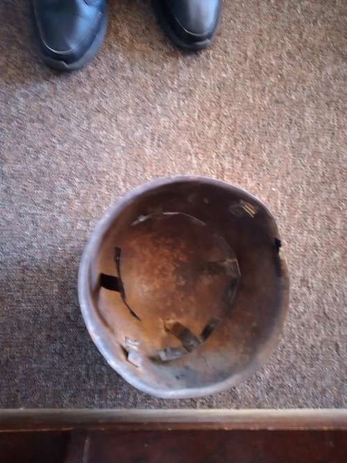 USSR Soviet steel helmet (inner and chinstrap missing)