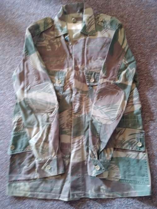 Rhodesian Army camo jacket with padded elbows