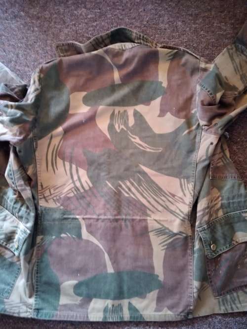 Rhodesian Army camo jacket with padded elbows