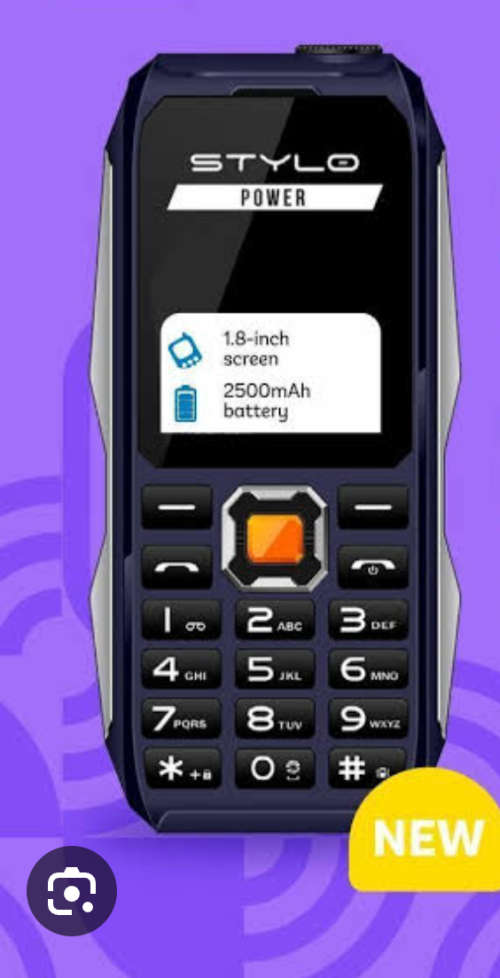 Stylo power phone with built-in power bank